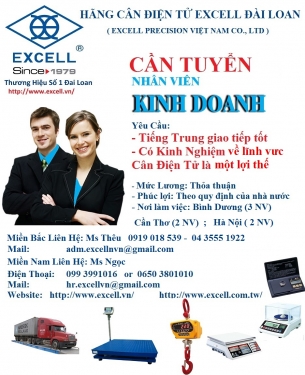 THÔNG BÁO TUYỂN DỤNG  - NHÂN VIÊN KINH DOANH