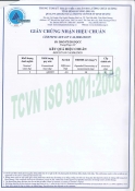 TCVN 9001:2008 CERTIFICATE OF CALIBRATION 