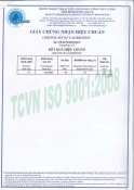 TCVN 9001:2008 CERTIFICATE OF CALIBRATION (2)